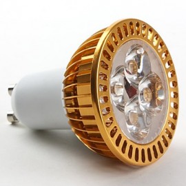 GU10 LED Spotlight MR16 4 High Power LED 360 lm Warm White AC 85-265 V