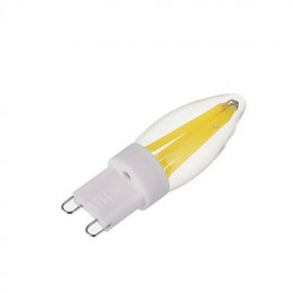 Marsing Dimmable G9 3W 300lm COB Warm White Light / Cool White Light 2650-2850K/5500-6000K 360 Degree Beam Angle LED Bi-pin Filament Bulb(AC220-240V)