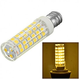 E12 8W 700lm 3500K/6500k 75-SMD 2835 LED Warm/Cool White Light Bulb Lamp (AC 220-240V)