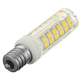 E12 8W 700lm 3500K/6500k 75-SMD 2835 LED Warm/Cool White Light Bulb Lamp (AC 220-240V)