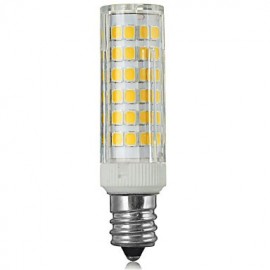 E12 8W 700lm 3500K/6500k 75-SMD 2835 LED Warm/Cool White Light Bulb Lamp (AC 220-240V)