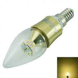 E14 5W 25*SMD2835 500LM Warm White3000K Light LED Candle Bulbs (AC 100-240V/110-130V/220-240V/85~265V)