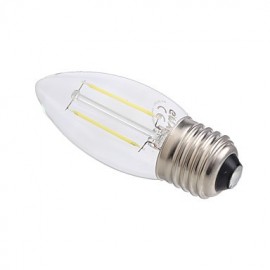 2W E27 LED Filament Bulbs B35 2 COB 250 lm Warm White / Cool White AC 220-240 V 1 pcs