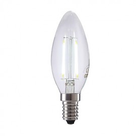 2W E14 LED Filament Bulbs B35 2 COB 250 lm Warm White / Cool White AC 220-240 V 1 pcs