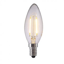 2W E14 LED Filament Bulbs B35 2 COB 250 lm Warm White / Cool White AC 220-240 V 1 pcs