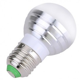 E27 Dimmable RGBW Lamp Led Bulbs 5W Colorful RGB Bulb 85-265V Chandeliers Led Light + IR Remote Controller