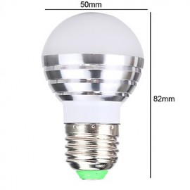 E27 Dimmable RGBW Lamp Led Bulbs 5W Colorful RGB Bulb 85-265V Chandeliers Led Light + IR Remote Controller