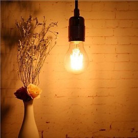 Dimmable bulb 4W E26/E27 LED Filament Bulbs A60(A19) 4 COB 400 lm Warm White110V-130V or (220V-240V) to Dimmable V 1 pcs