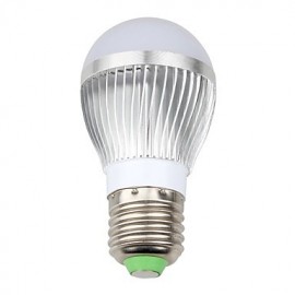 3W E26/E27 LED Globe Bulbs A60(A19) 3 High Power LED 270 lm Warm White / Natural White Decorative AC 85-265 V 1 pcs