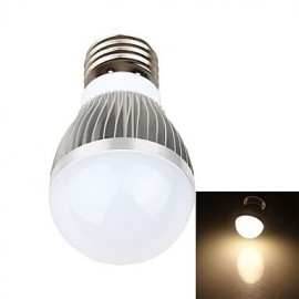 3W E26/E27 LED Globe Bulbs A60(A19) 3 High Power LED 270 lm Warm White / Natural White Decorative AC 85-265 V 1 pcs