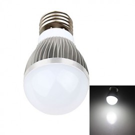 3W E26/E27 LED Globe Bulbs A60(A19) 3 High Power LED 270 lm Warm White / Natural White Decorative AC 85-265 V 1 pcs