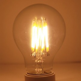 1 pcs E26/E27 4W 4 COB 400 LM Warm White A60(A19) edison Vintage LED Filament Bulbs AC 220-240 V