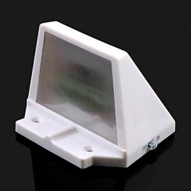Waterproof 0.5W 40lm 3-SMD 3528 LED White Fence Light / Wall Lamp / Solar Wall / Garden Light / Balcony Light