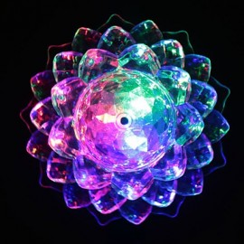 2PCS E27 3W 3-LED RGB Crystal Party / Stage Lamp (85-260V)