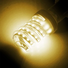 1PCS E27 9W 800lm Warm White/White Light 23 SMD 2835 LED Corn Lamps (AC 220V)