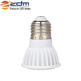 1PCS 4W Dimmable GU10/E27 LED Spotlight 4 SMD 3030 450-550 lm Warm White /Cool White AC110/AC22/AC85-265V