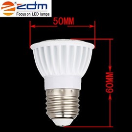 1PCS 4W Dimmable GU10/E27 LED Spotlight 4 SMD 3030 450-550 lm Warm White /Cool White AC110/AC22/AC85-265V