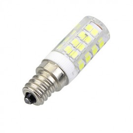 E14 7W 500lm 6500K 51-SMD 2835 LED Cool White Light Bulb Lamp (AC 220-240V)