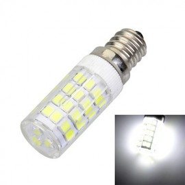 E14 7W 500lm 6500K 51-SMD 2835 LED Cool White Light Bulb Lamp (AC 220-240V)