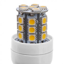 4W E26/E27 LED Corn Lights 27 SMD 5050 300 lm Warm White AC 220-240 V