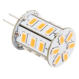 Corn Bulbs , G4 2 W 24 SMD 5730 140 LM Warm White AC 12 V