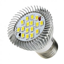 E27 7W 16*SMD5630 520-550LM 6000-6500K Cool White Spot Light Bulb (AC 85-265 V)