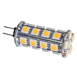 G4 3.5W 30x5050SMD 280-310LM 3000-3500K Warm White Light LED Corn Bulb (12V)