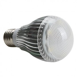 E26/E27 5 W 5 High Power LED 450 LM Natural White A Globe Bulbs AC 220-240 V