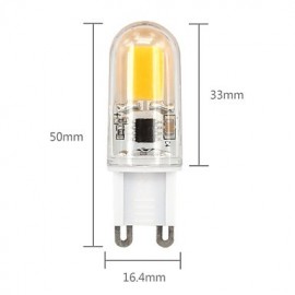 3W G9 LED Bi-pin Lights T 2 COB 230-280 lm Warm White Cool White V 1 pcs