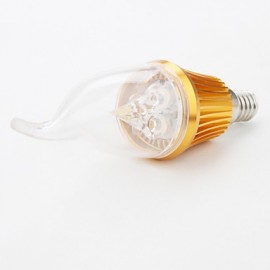 E14 3 W 3 High Power LED 300 LM Warm White CA35 Decorative Candle Bulbs AC 85-265 V