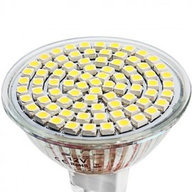 GU5.3 3.5 W 80 SMD 3528 300 LM Natural White MR16 Spot Lights DC 12 V