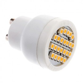 GU10 2W 24x3528SMD 70-100LM 3000-3500K Warm White Light LED Spot Bulb (85-265V)