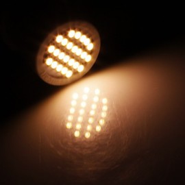 GU10 2W 24x3528SMD 70-100LM 3000-3500K Warm White Light LED Spot Bulb (85-265V)