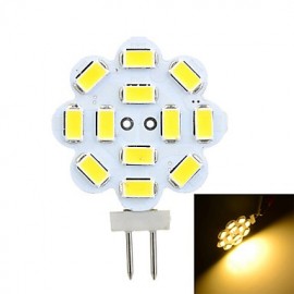 G4 3W 12-SMD 5730 300lm 3500k/6500k Warm/Cool White LED Lamp (AC 12V)