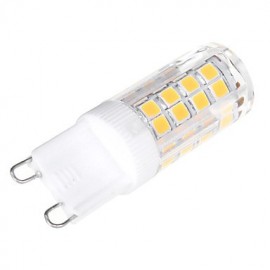 G9 3.5W 350lm 3000k / 6000k 51-SMD 2835 LED Warm White / Natural White Light LED Ceramic Corn Bulbs (AC200V)