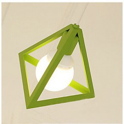 5-15W Lantern Mini Style Painting Metal Chandeliers Bedroom / Dining Room / Kitchen / Study Room/Office / Game Room
