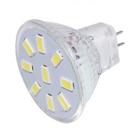 MR11 2W Warm White/White 3000K /6000K 150lm 9-SMD5733 LED Spotlight(AC/DC12V)