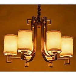 The New Chinese Style Chandelier Iron Copper Imitation Air living Room Lamps