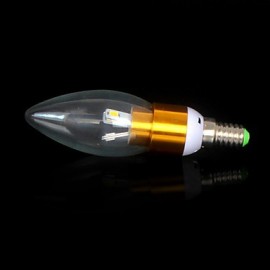 7W E14 650-700LM 3000-3500K Warm White Color LED Candle Style Candle Bulb (85-265V)