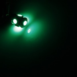 G4 1W 5x5050SMD 65-75LM Green Light LED Corn Bulb (12V)