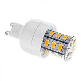 5W G9 LED Corn Lights T 24 SMD 5730 80-350 lm Warm White Dimmable AC 220-240 V