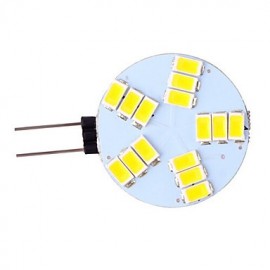 1 pcs G4 5W 15X SMD 5730 350LM 2800-3500/6000-6500K Warm White/Cool White Bi-pin Lights AC 12V