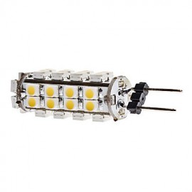 G4 2.5W 38x3528 SMD 180-200LM 3000-3500K Warm White Light LED Corn Bulb (12V)