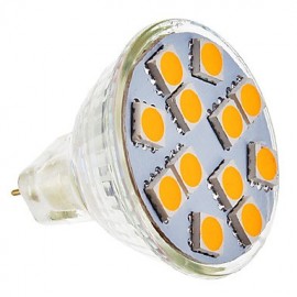 4W GU5.3(MR16) LED Spotlight MR11 12 SMD 5050 210-250 lm Warm White AC 12 V