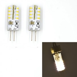 G4 2W 32 SMD 3014 100~120 LM Warm White / Cool White LED Bi-pin Lights V