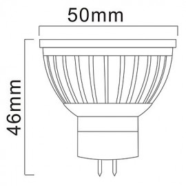 GU5.3 6.5 W 15 SMD 5730 480 LM Warm White Spot Lights DC 12/AC 12 V