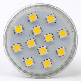 3W GU10 LED Spotlight MR16 12 SMD 5050 150 lm Warm White AC 220-240 V