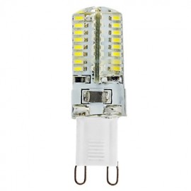 G9 3W 64x3014SMD 210-240LM 6000-6500K Natural White Light Resin LED Corn Bulb (220V)