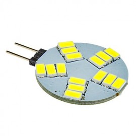 5W G4 LED Spotlight 15 SMD 5630 330 lm Cool White DC 12 V