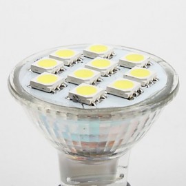 2W GU4(MR11) LED Spotlight MR11 10 SMD 5050 120 lm Natural White DC 12 V